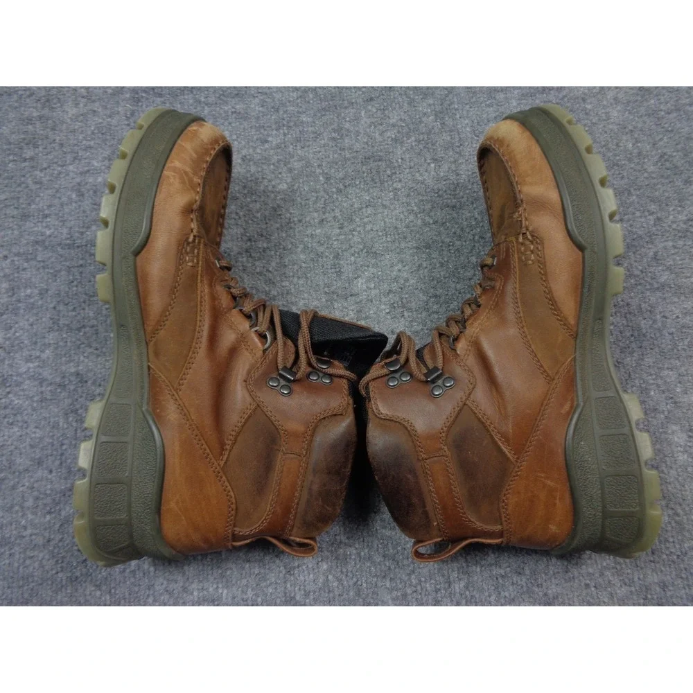 ECCO Track 25 Gore Tex‎ Mid Hiking Boots Waterproof Leather Men's 43 US 9